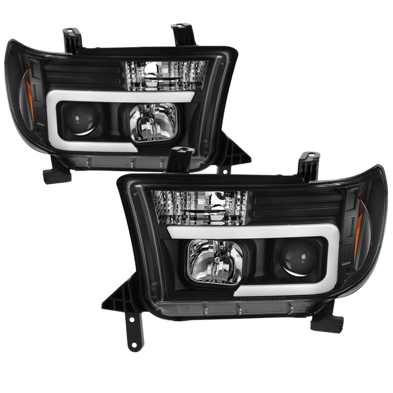 Spyder 5085344 Projector Headlights for 08-13 Toyota Sequoia - Light Bar DRL - Black Spyder 5085344 Projector Headlights for 08-13 Toyota Sequoia - Light Bar DRL - Black