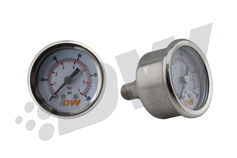 6-01-g 0.12 In. Npt & 0-100 Psi Mechanical Fuel Pressure Gauge