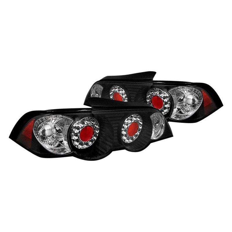 5000361 Black Led Tail Lights For 2002-2004 Acura Rsx