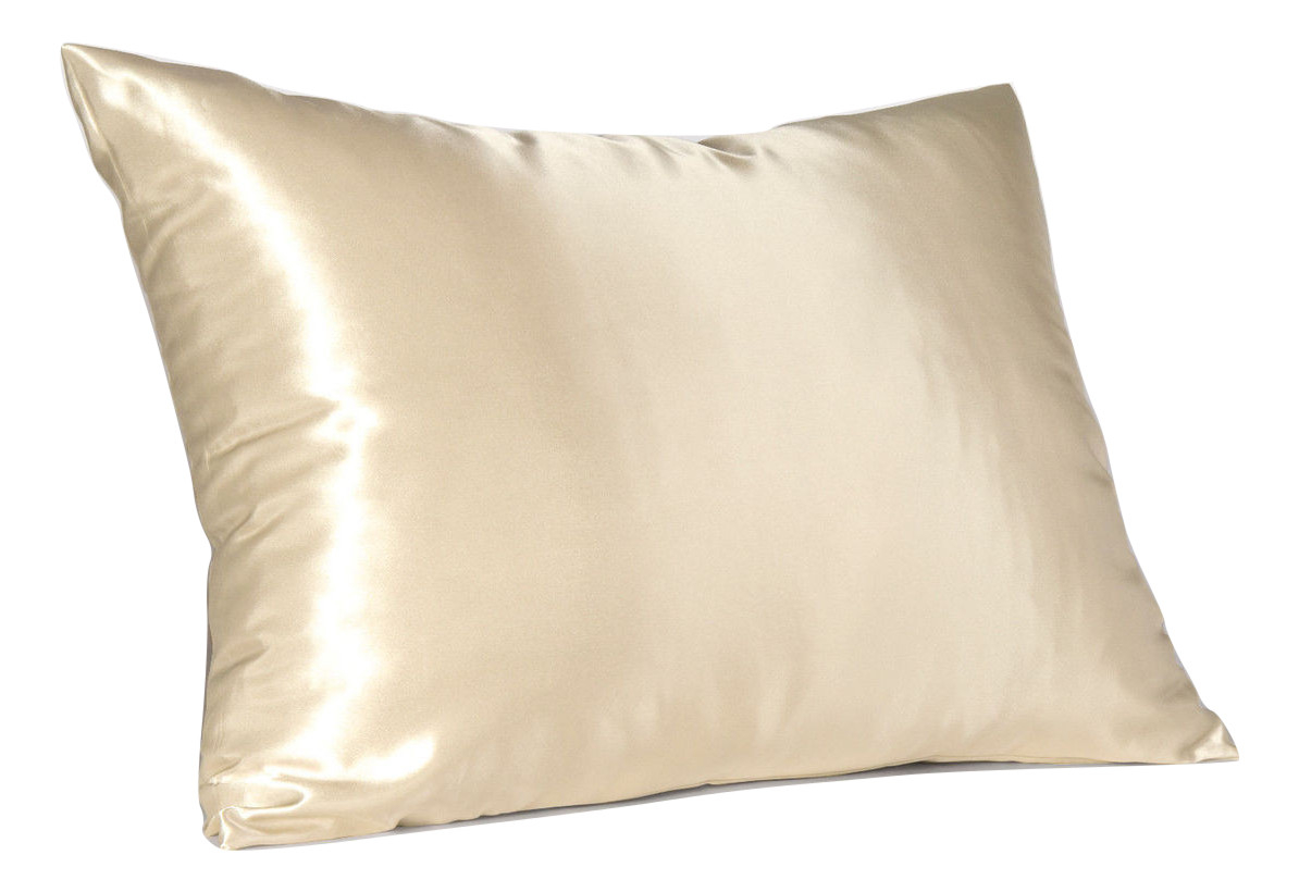 4100kivo Satin Pillowcase With Hidden Zipper King - Ivory