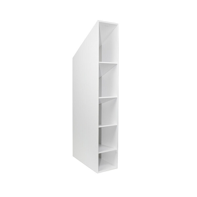 50428 5 Compartment Pipette Storage Bin, White