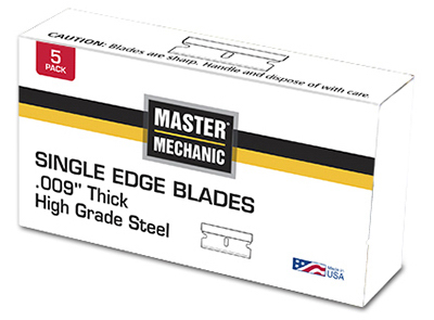 741355 Master Mechanic Single Edge Blade - Pack Of 5