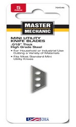 704546 Master Mechanic Utility Knife Blade - Pack Of 5