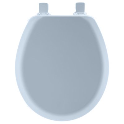 Bemis 212891 Round Wound Toilet Seat, Blue