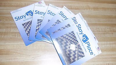 219647 3 X 3 In. Stay Non Slip Tabs, Pack Of 4