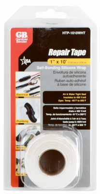 221825 1 In. X 10 Ft. Silicone Repair Tape, White
