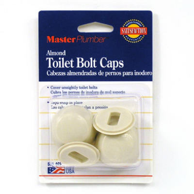 573405 Master Plumber Almond Toilet Bolt Cap