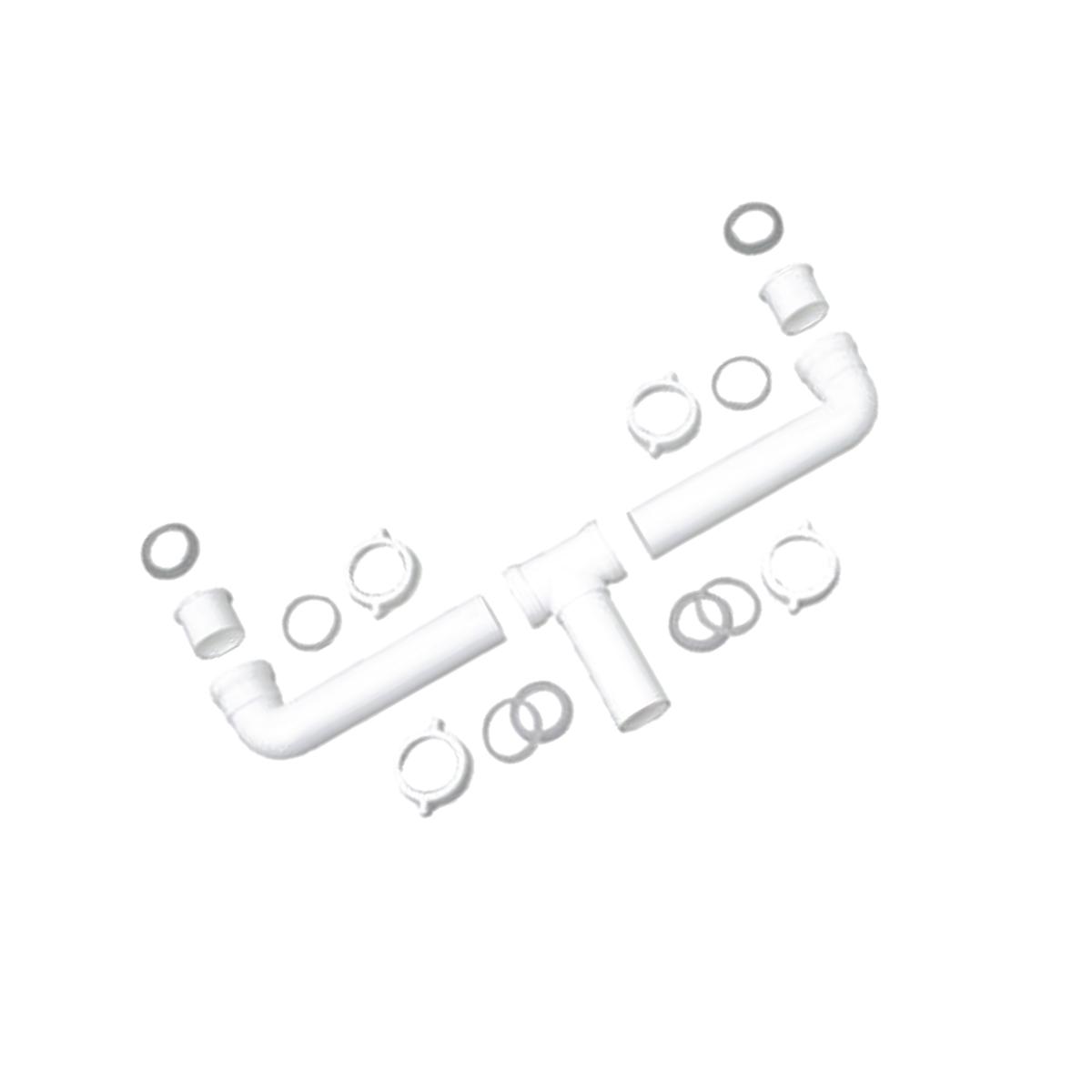 Picture of Plumb Shop Div Brasscraft 622589 Master Plumber 2 Bowl Center Outlet Drain for Kitchen Sink