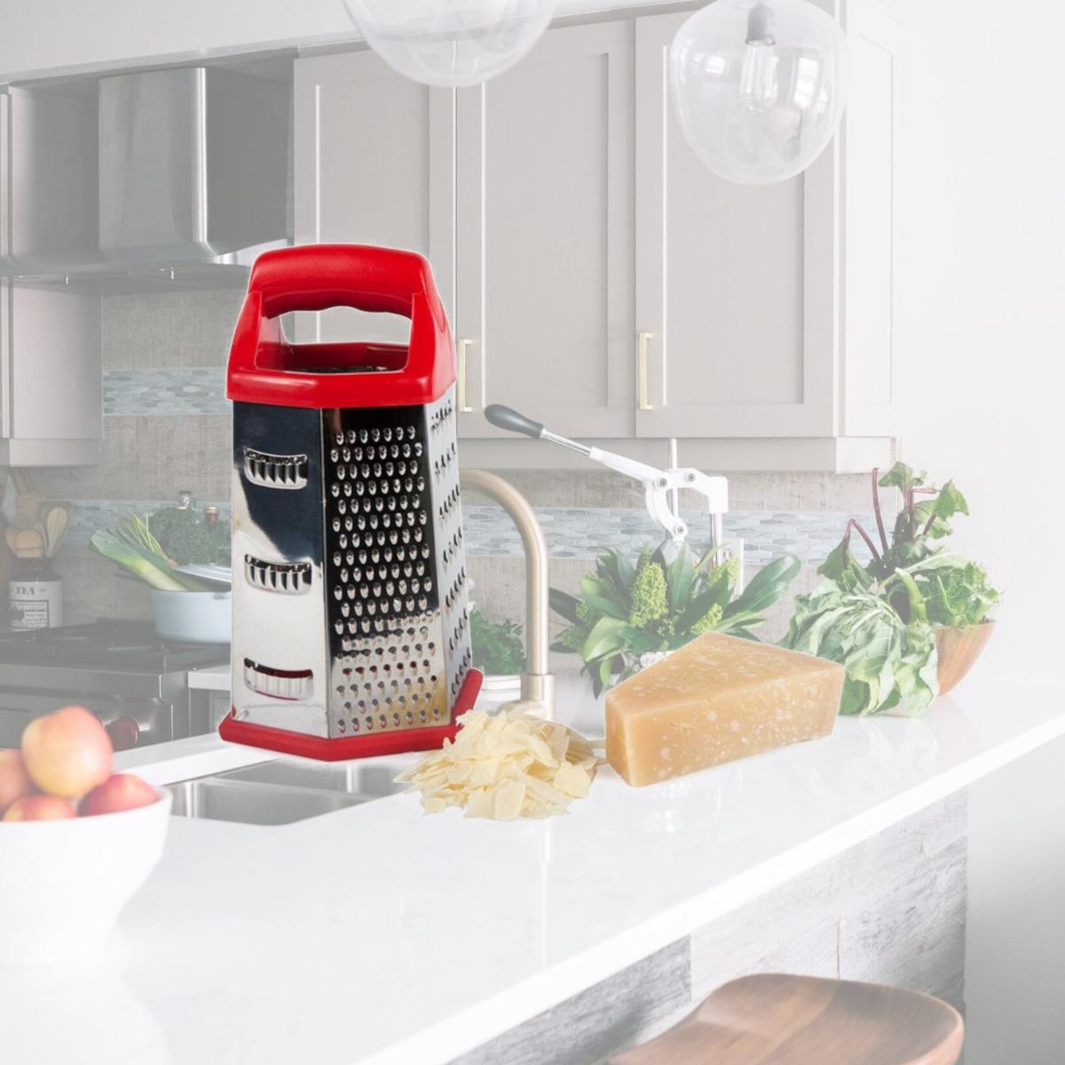 Picture of Core Home 220759 Modern Hex Grater, Red