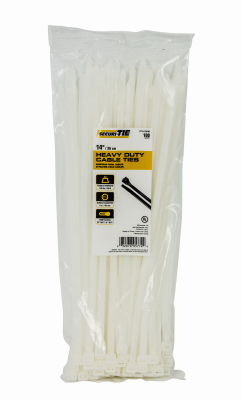 Gardner Bender 220983 14 in. Natural Heavy Duty Cable Tie Pack of 100 Gardner Bender 220983 14 in. Natural Heavy Duty Cable Tie Pack of 100