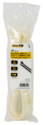 Gardner Bender 220997 24 in. Natural Extra Heavy Duty Cable Tie Pack of 25 Gardner Bender 220997 24 in. Natural Extra Heavy Duty Cable Tie Pack of 25