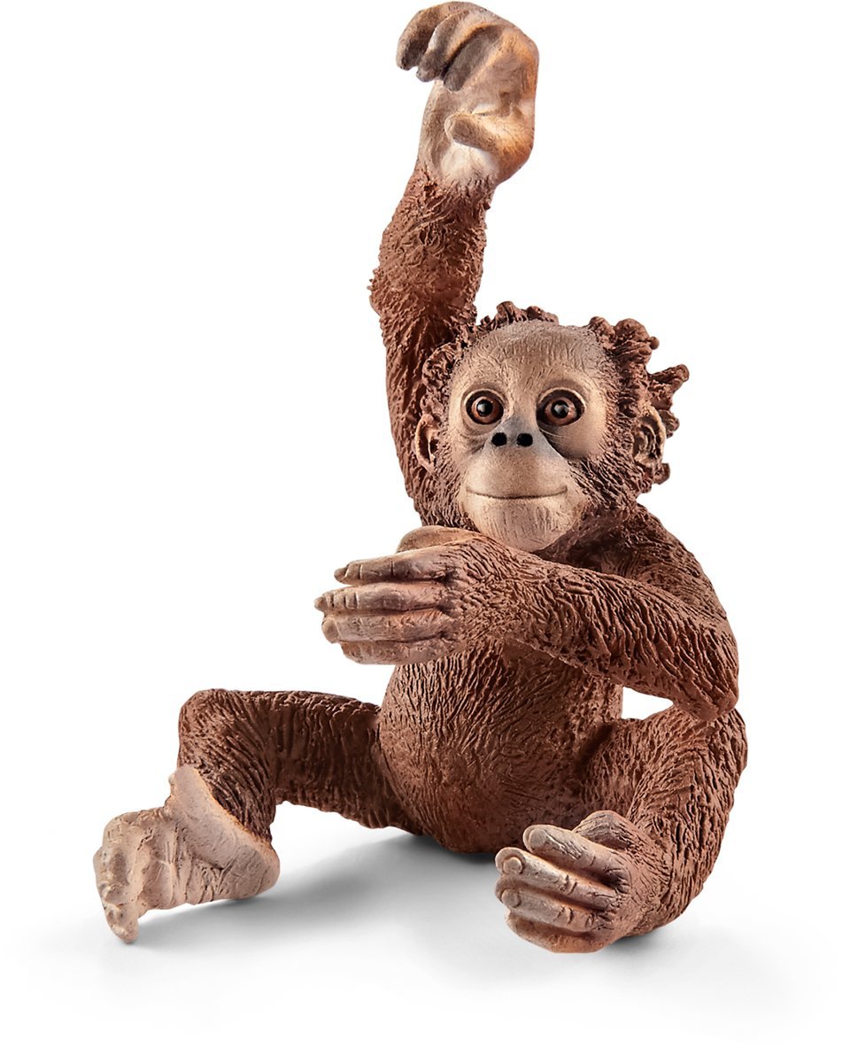 224805 Young Orangutan Toy, Brown