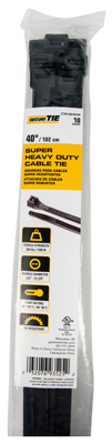 Gardner Bender 221007 40 in. Super Heavy Duty Cable Tie Black - Pack of 10 Gardner Bender 221007 40 in. Super Heavy Duty Cable Tie Black - Pack of 10