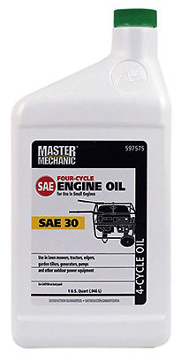 Citgo Petroleum 597575 1 qt Master Mechanic 4 Cycle Small Engine oil Citgo Petroleum 597575 1 qt Master Mechanic 4 Cycle Small Engine oil