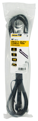 Gardner Bender 221008 48 in. Extra Heavy Duty Cable Tie UV Black - Pack of 10 Gardner Bender 221008 48 in. Extra Heavy Duty Cable Tie UV Black - Pack of 10