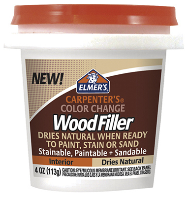 185741 4 Oz Color Change Interior Wood Filler, Natural