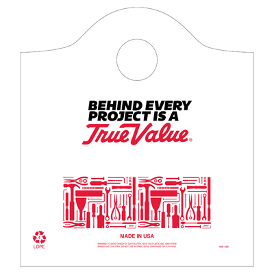 429426 17 X 15 In. True Value Plastic Bag, 1000 Per Pack