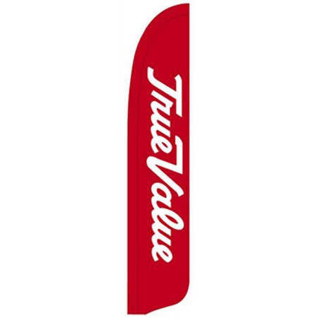 186992 11 Ft. True Value Blade Banner - Red