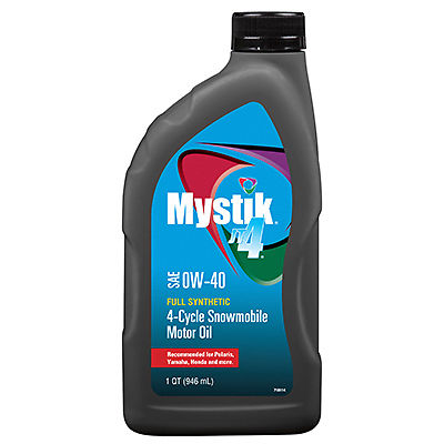 214663 1 Qt Mystik Jt-4 Synthetic 0w40 Snowmobile Oil