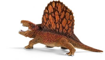 216376 Dimetrodon Toy Figure, Orange & Red