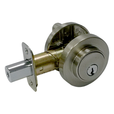 Tru-Guard Single Cylinder Deadbolt - Satin Nickel