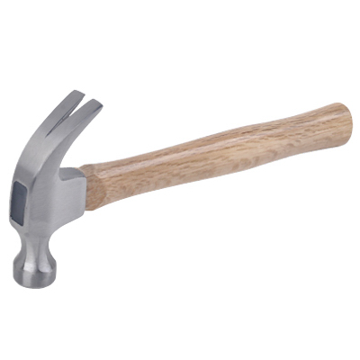16 Oz Curved Claw Hammer, Wood Handle
