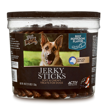 S 40 Oz Tub For Pet Expert Beef & Pepperoni Treat