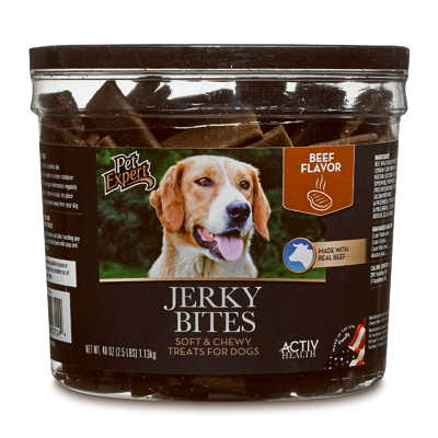 S 215020 40 Oz Tub For Pet Expert Jerky Bites Dog Treats