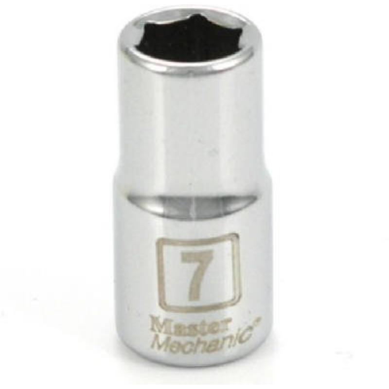 199284 0.25 In. Drive Master Mechanic 7 Mm 6 Point Socket