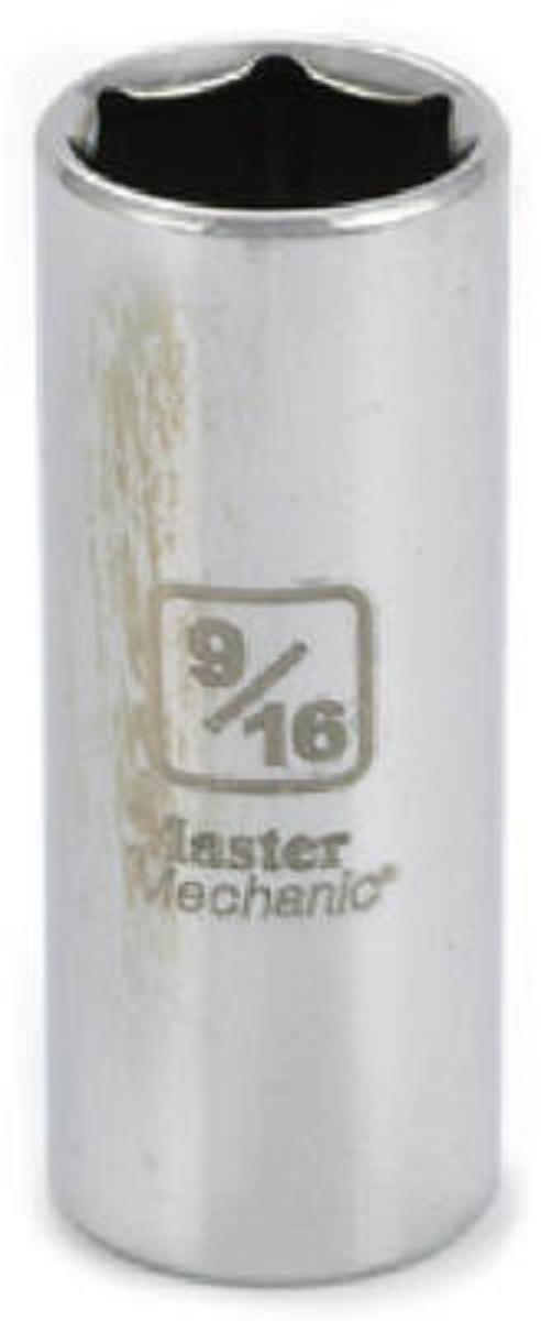 119388 0.38 In. Drive Master Mechanic 0.56 In. 6 Point Deep Well Socket