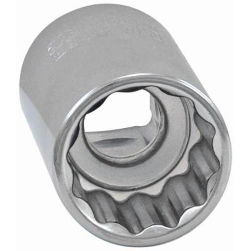 120722 0.38 In. Drive Master Mechanic 0.31 In. 12 Point Shallow Socket