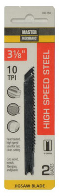 363150 3.12 In. 10 Tooth Jigsaw Blade - 2 Per Pack