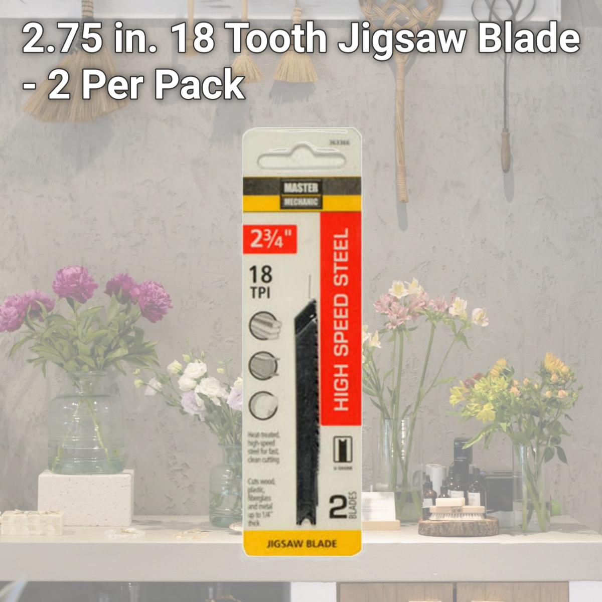 Picture of Disston 363366 2.75 in. 18 Tooth Jigsaw Blade - 2 Per Pack