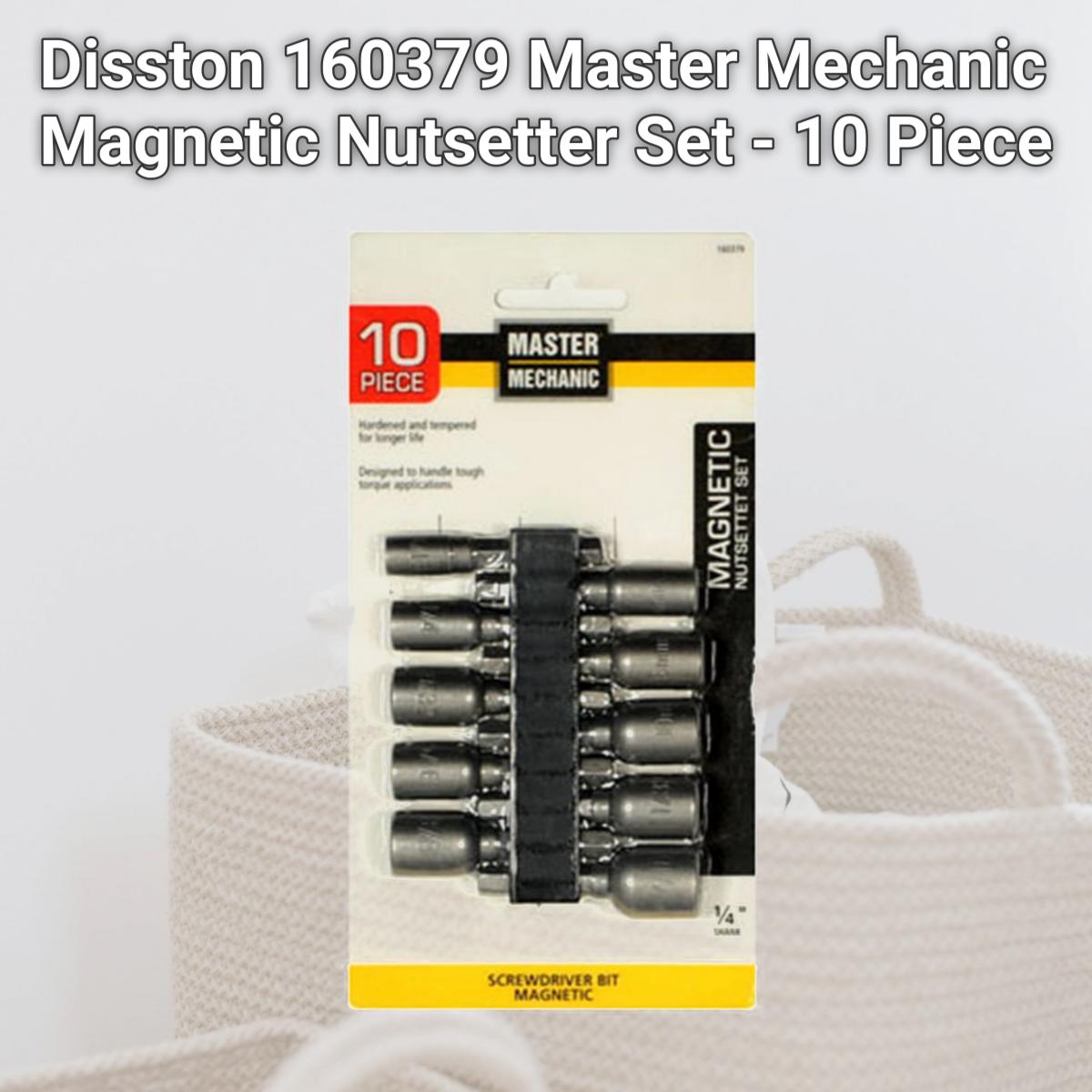 Picture of Disston 160379 Master Mechanic Magnetic Nutsetter Set - 10 Piece