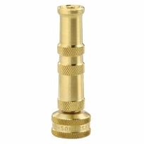 4 In. Green Thumbtwist Hose Nozzle - Brass