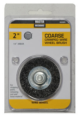 842685 2 In. Master Mechanic Coarse Wire Wheel