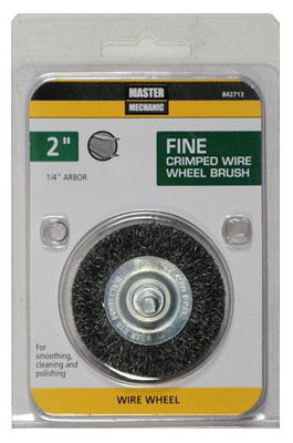 842713 2 In. Master Mechanic Fine Wire Wheel