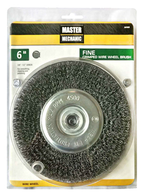 307033 6 In. Master Mechanic Crimped Wire Wheel