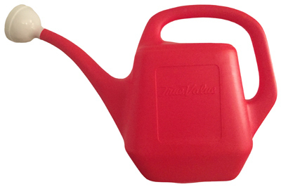 210596 2 Gal True Value Watering Can, Plastic - Red
