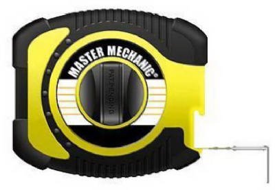 761124 0.38 X 100 Ft. Master Mechanic, Tape Measure