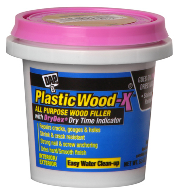 Dap Products 215432 5.5 Oz Plastic Wood-x Wood All Purpose Filler
