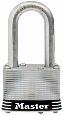 212803 1 X 0.75 In. Laminated Shackle Padlock Keyed - Stainless Steel