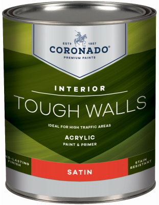 220673 1 Qt Tough Walls Satin Tint Interior