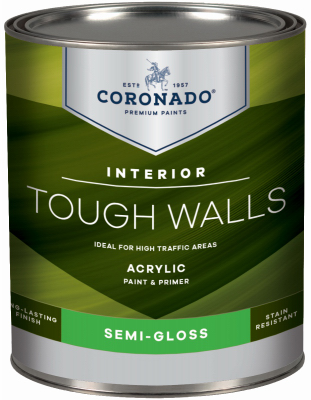 220649 1 Qt Tough Walls Semi Gloss Accent Interior Base