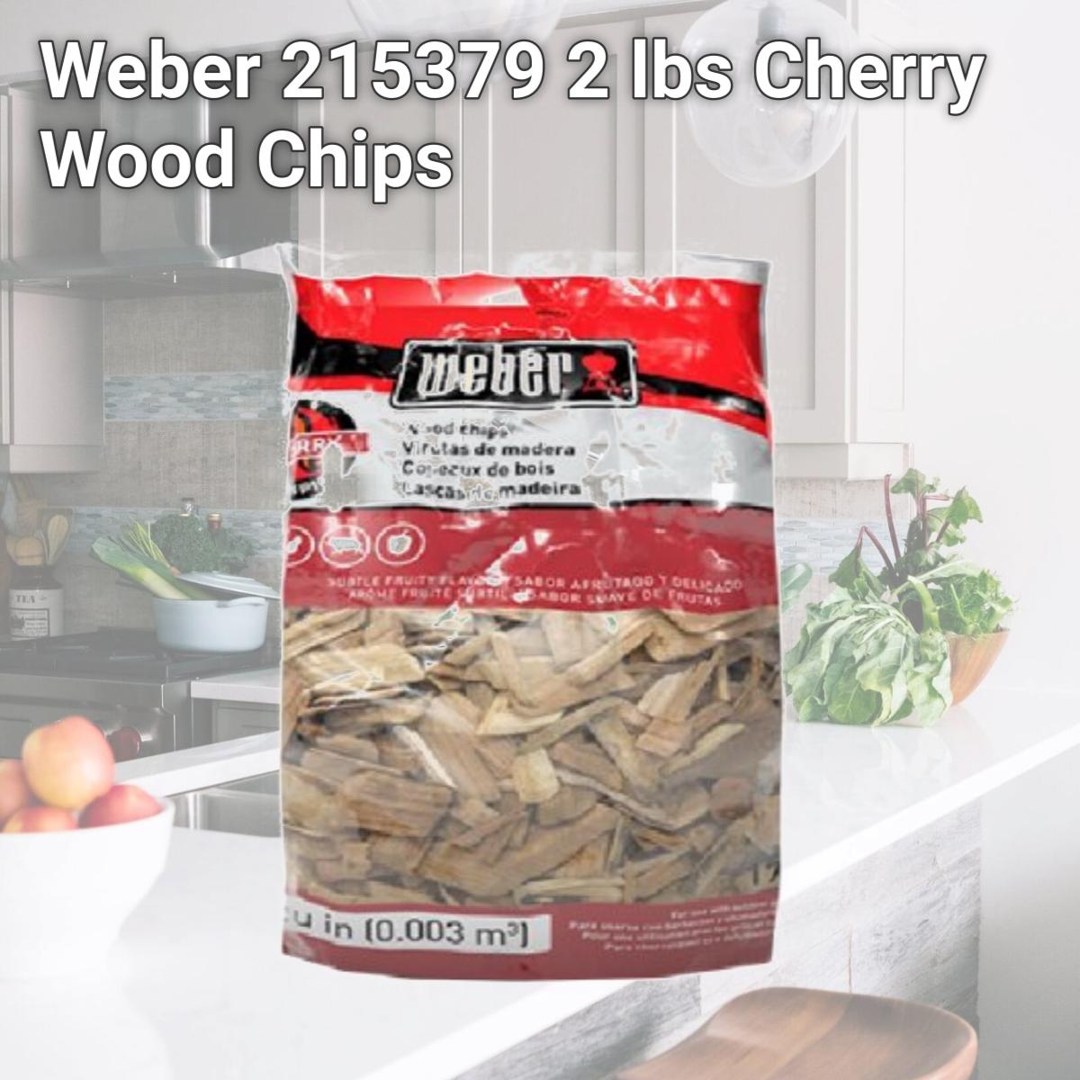 Picture of Weber 215379 2 lbs Cherry Wood Chips