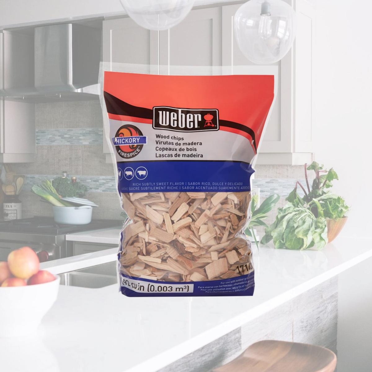 Picture of Weber 215381 2 lbs Hickory Wood Chips