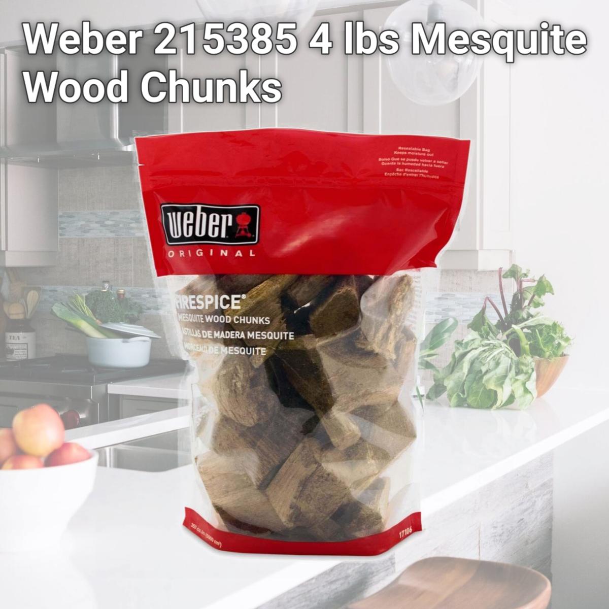 Picture of Weber 215385 4 lbs Mesquite Wood Chunks