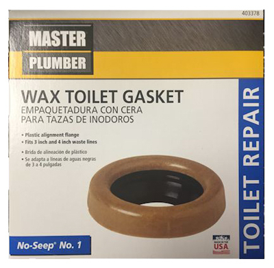 403378 No.1 Master Plumber Wax Toilet Gasket