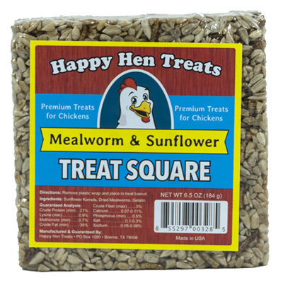 191134 6.5 Oz Mealworm & Sunflower Square