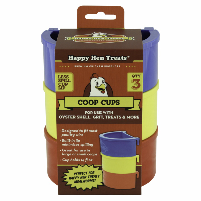 225531 Poultry Coop Cup - 3 Per Pack